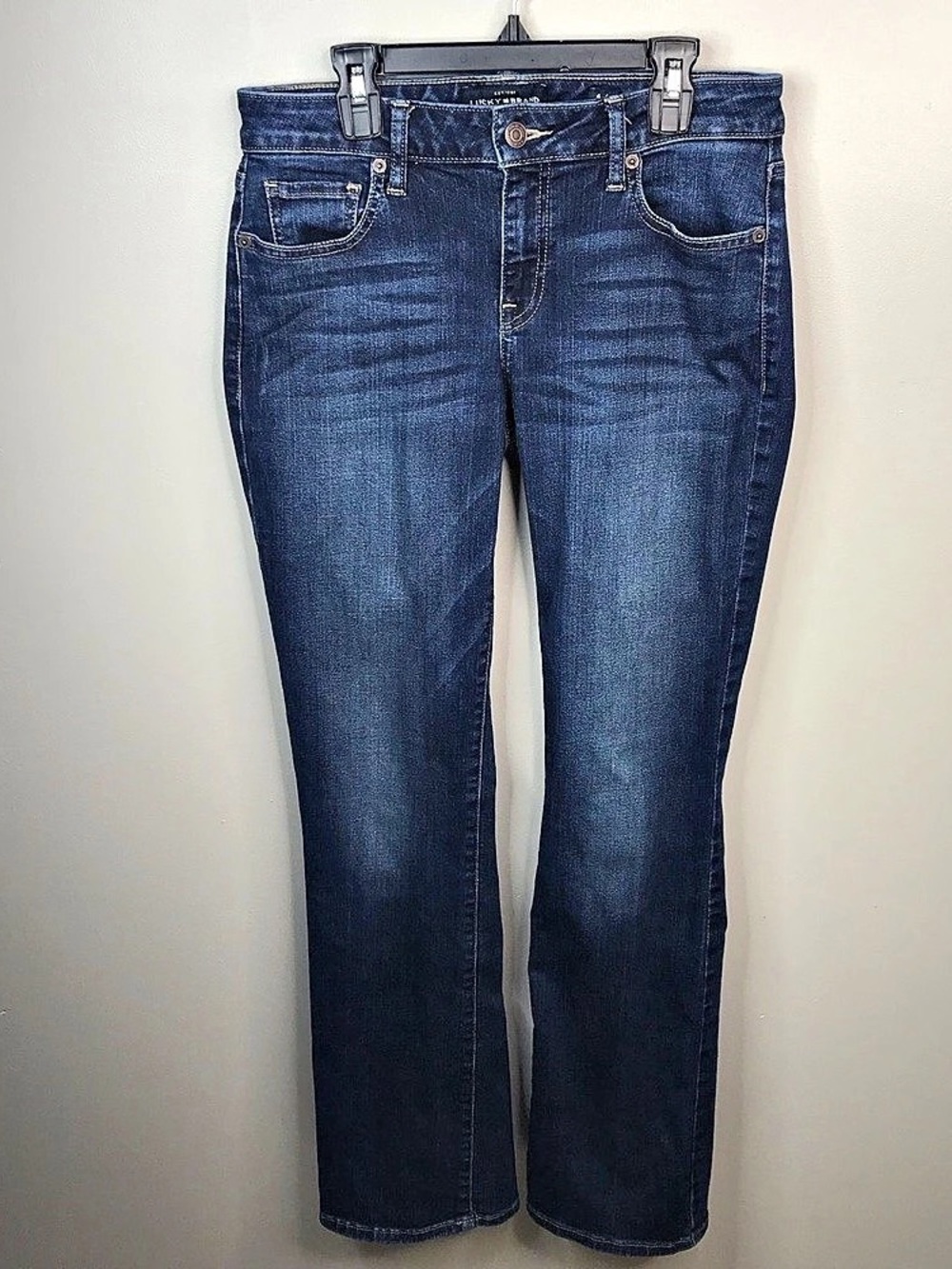 Lucky Brand Lolita Boot Skinny Jeans in Blue Sz 4/27